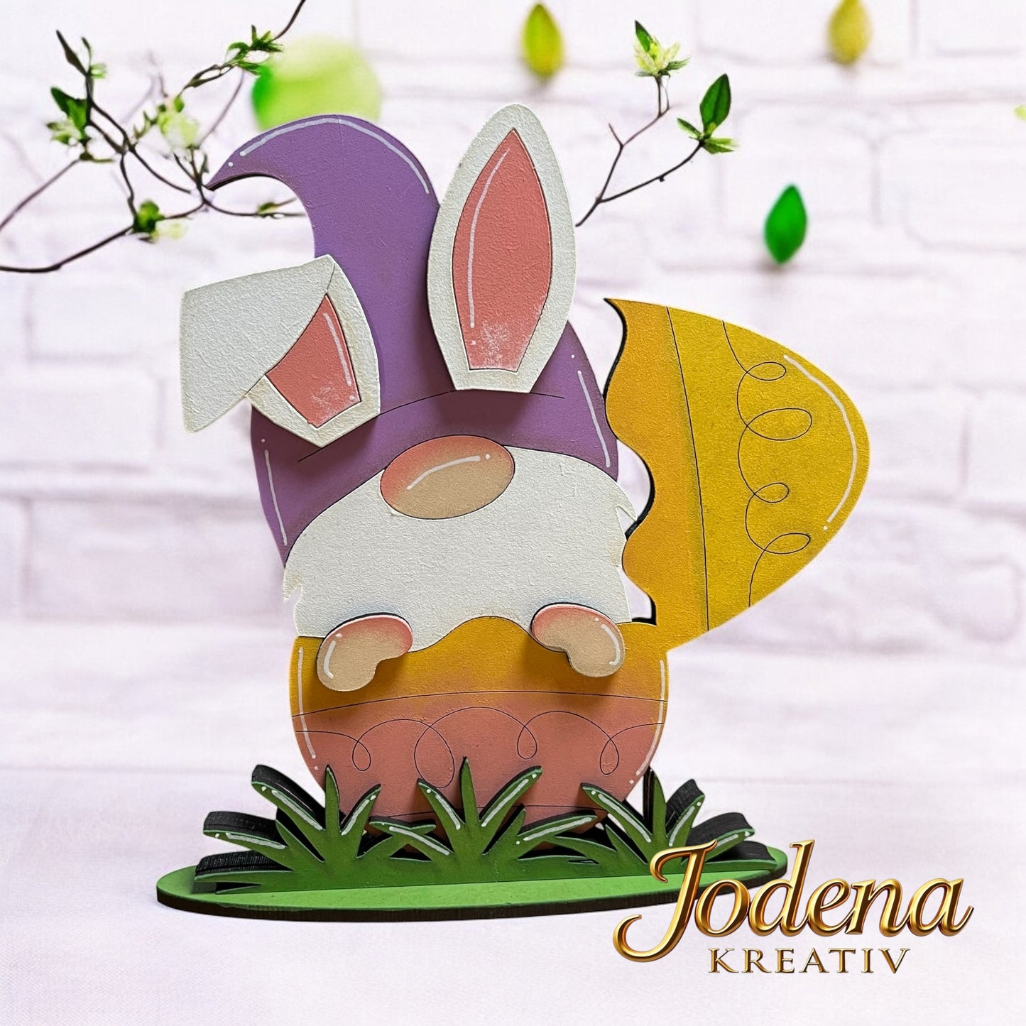 Regalsitter “Wichtel im Osterei” – Deko für Ostern | Tischdeko | Geschenkidee für Ostern - Jodena Kreativ