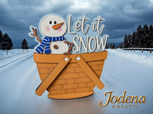 Kobeinsatz_Let_it_snow_in_braunem_Dekokorb_Schnee