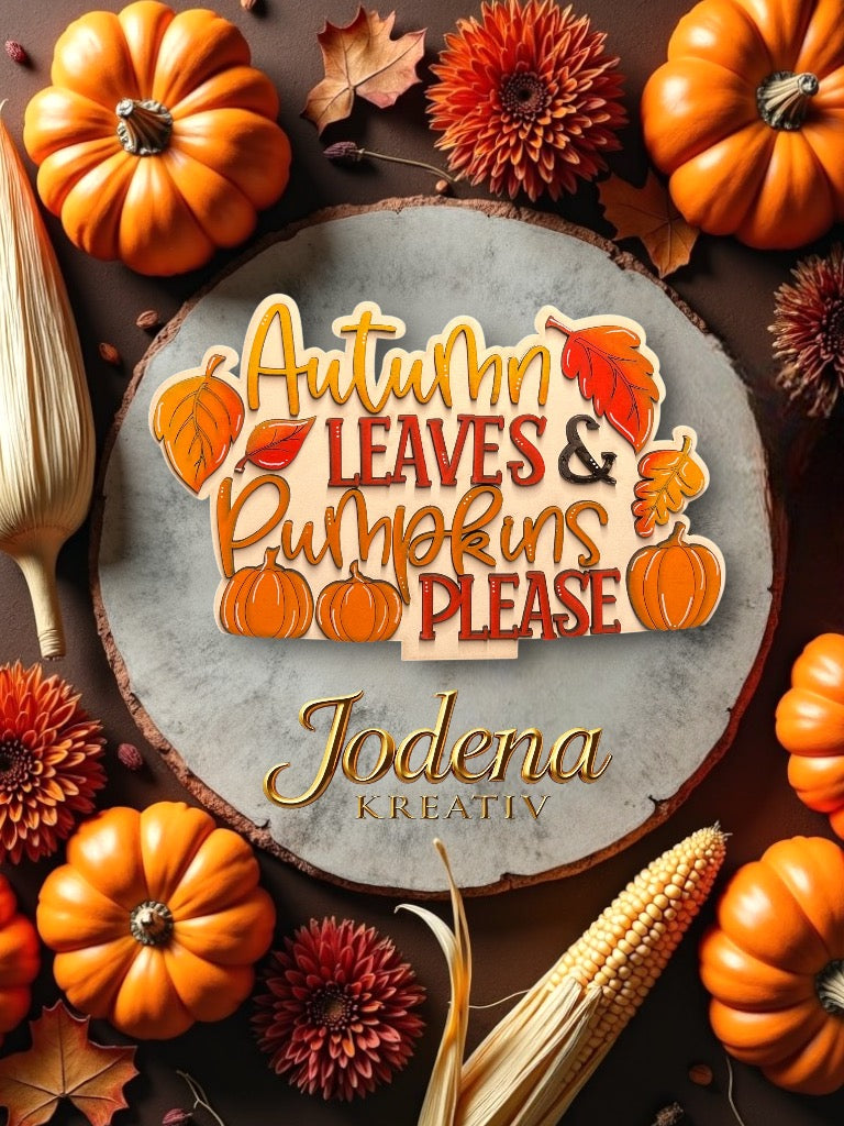 Herbstzauber – Stimmungsvolle Deko für gemütliche Tage 🍂✨ - Jodena Kreativ