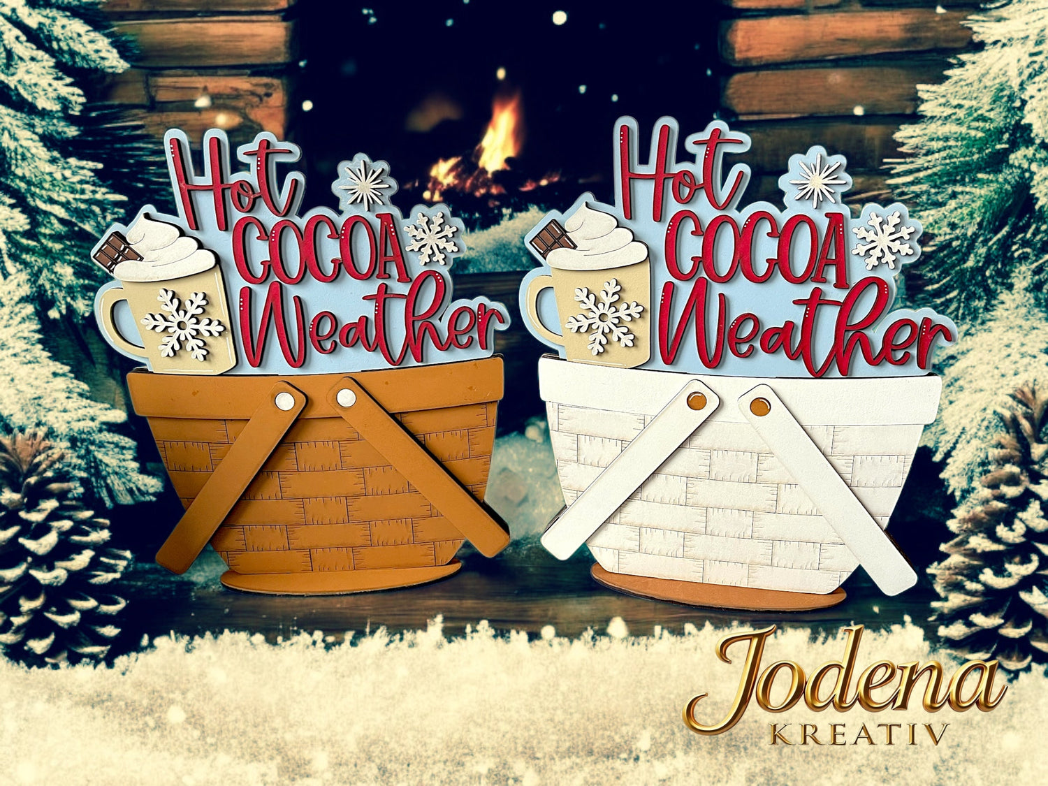 Winterzauber – Stimmungsvolle Deko für die kalte Jahreszeit ❄️✨ - Jodena Kreativ