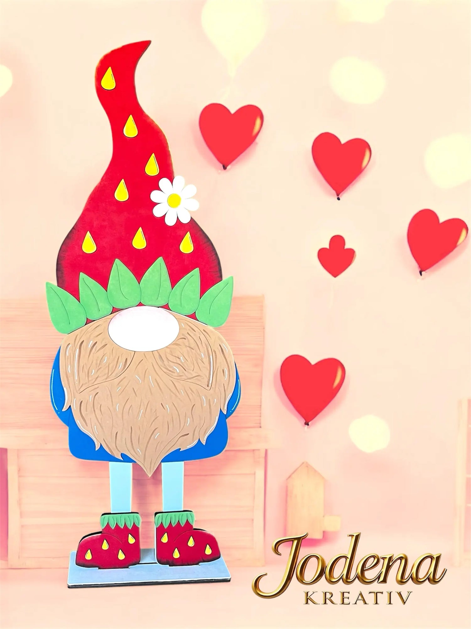 XL & XXL Wichtel mit Outfits | Handgefertigte Holzdeko von Jodena Kreativ