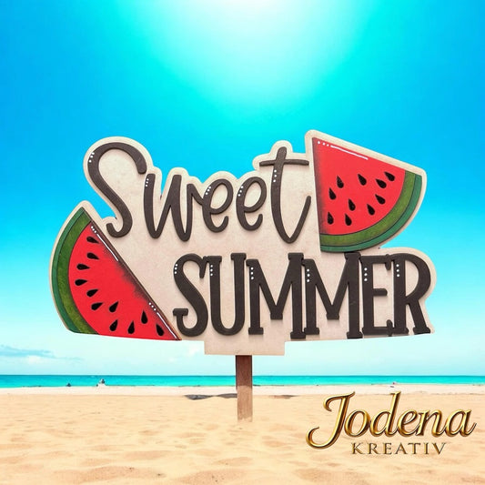 Korbeinsatz "Sweet Summer" – für austauschbaren Dekokorb - Jodena Kreativ