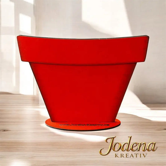 Grosser_Blumentopf_einseitig_Ansicht_Voderseite_auf_Tisch