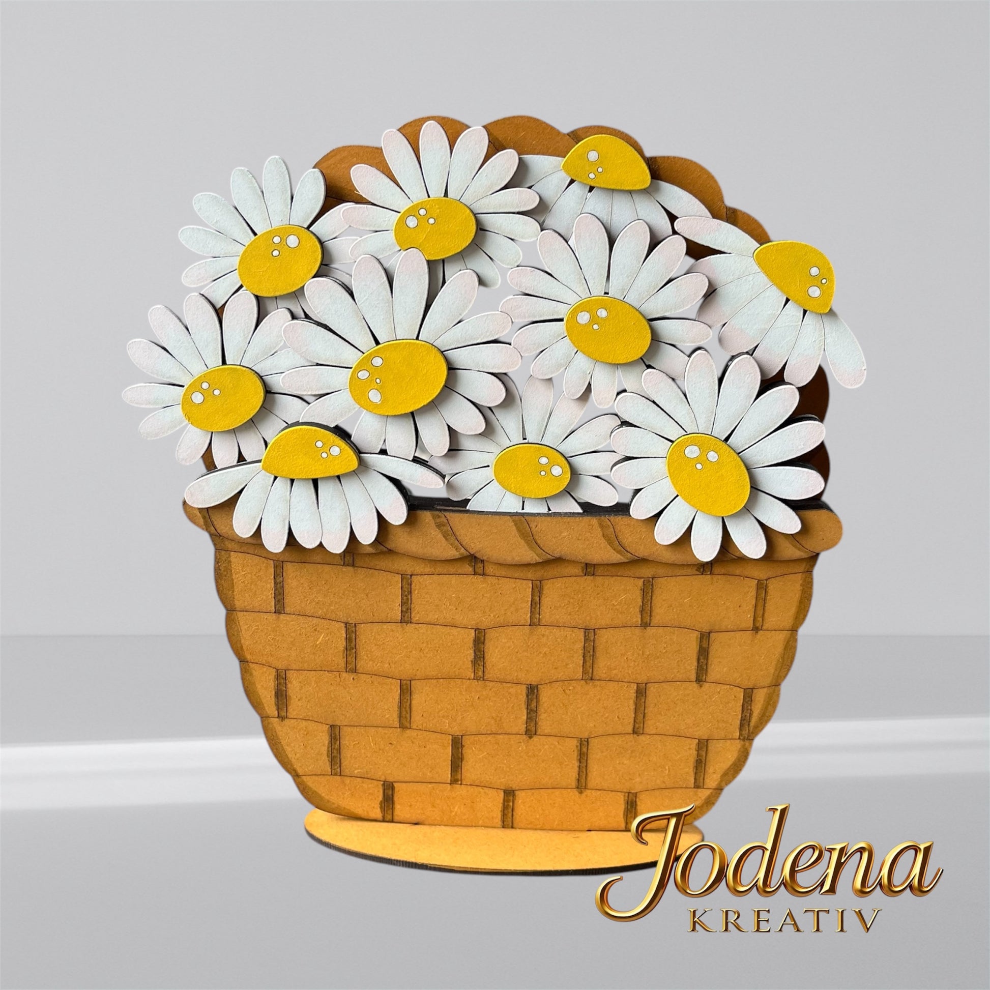 nachhaltige Frühlingsdeko für Zuhause, Osterdeko aus Holz mit Blumenmotiv, handgefertigte Frühlingsdeko aus Holz, Gänseblümchen Dekoration für den Tisch, Blumen Korbeinsatz für dekorative Körbe, Landhausstil Frühlingsdeko aus Holz, romantische Holzdeko mit Blumenmotiv, umweltfreundliche Osterdeko für Frauen, nachhaltige Tischdeko mit Blumen, dekorative Körbeinsatz für Wohnzimmer, handgemachte Blumendeko aus Holz, Frühlingsdeko Geschenk für Mütter, Vintage Deko mit Gänseblümchen, Ostergeschenk für Frauen