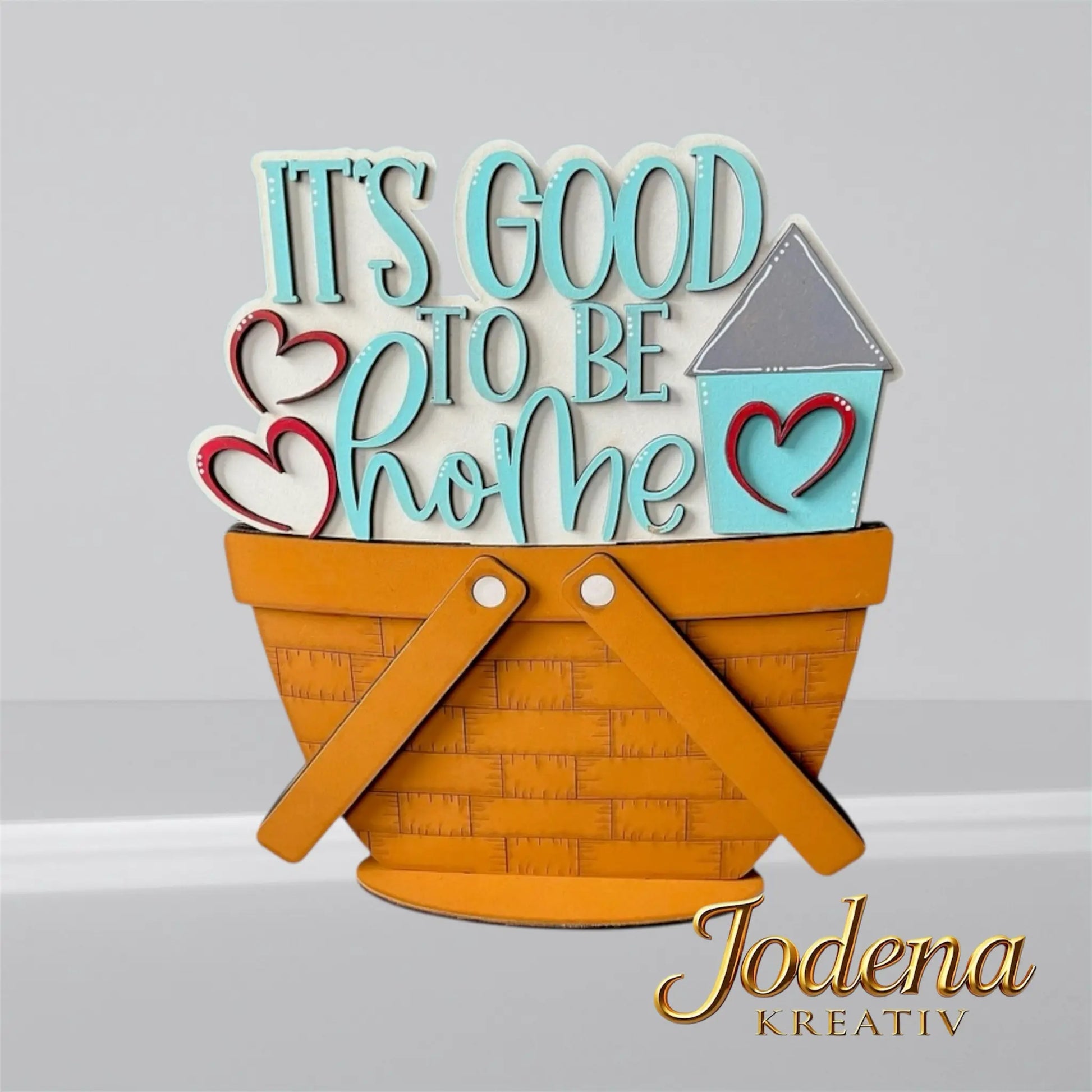 Korbeinsatz_It_s_goog_to_be_home_in_braunem_Dekokorb