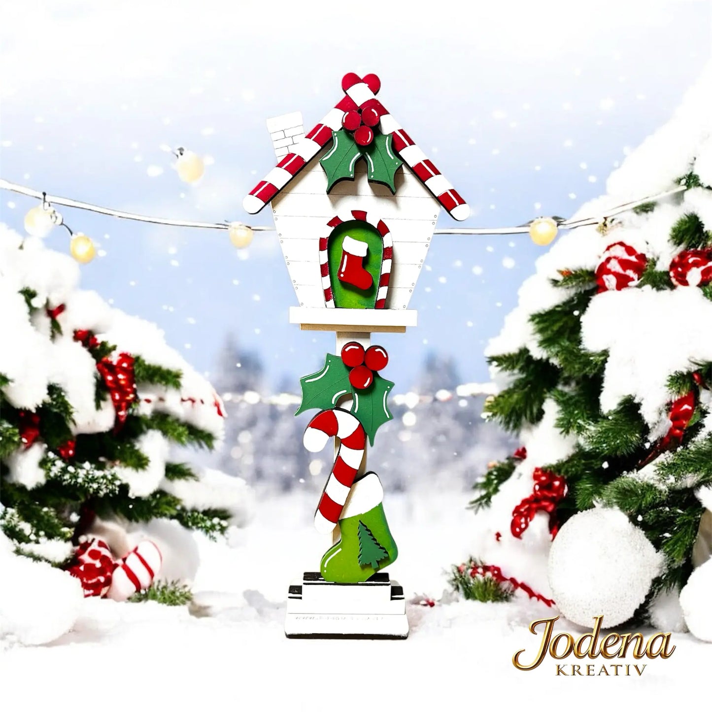 Motiveinsatz_Mini_Vogelhaus_Weihnachten_weihnachtlich_geschmueckt_im_Schnee