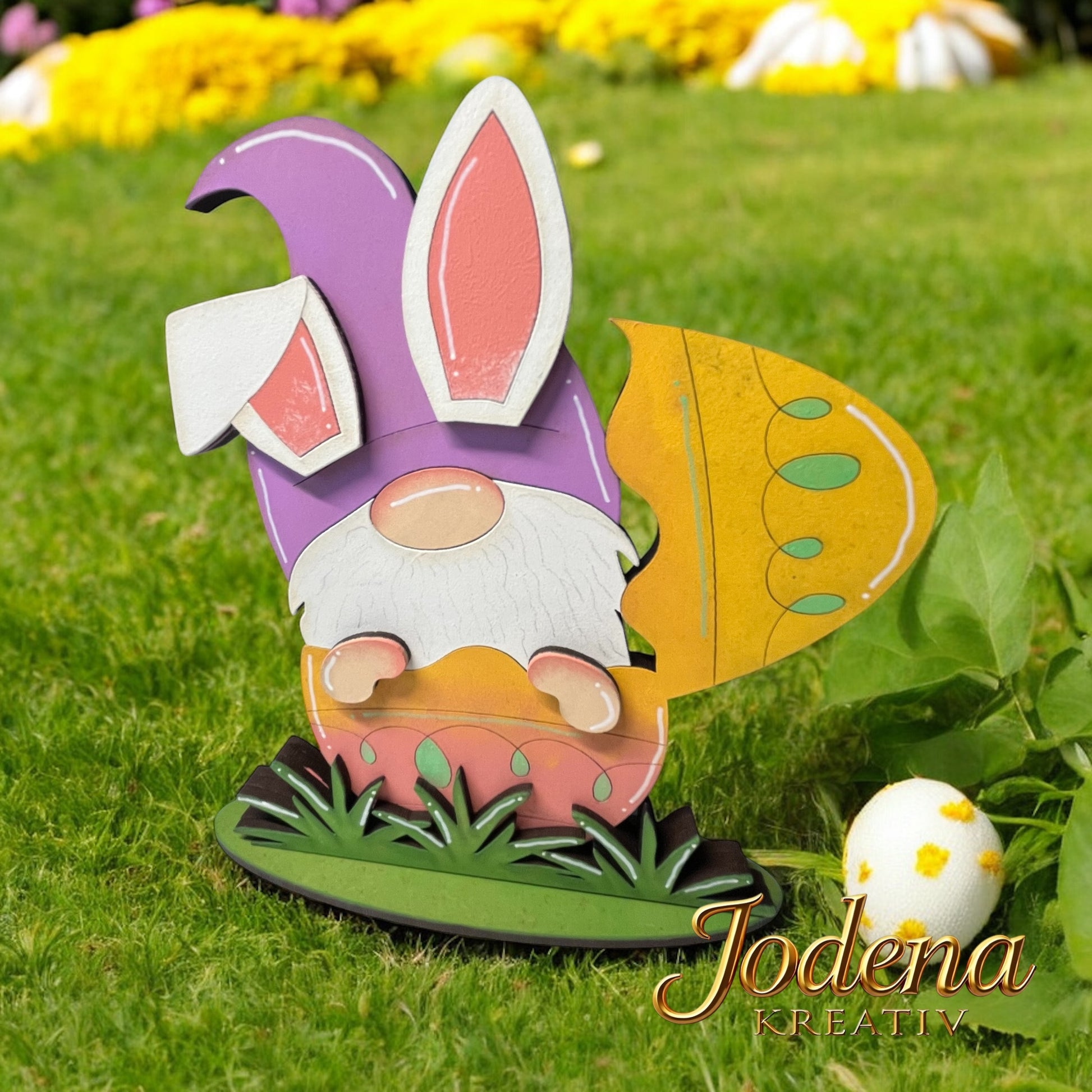 Regalsitter “Wichtel im Osterei” –  Deko für Ostern | Tischdeko | Geschenkidee für Ostern - Jodena Kreativ