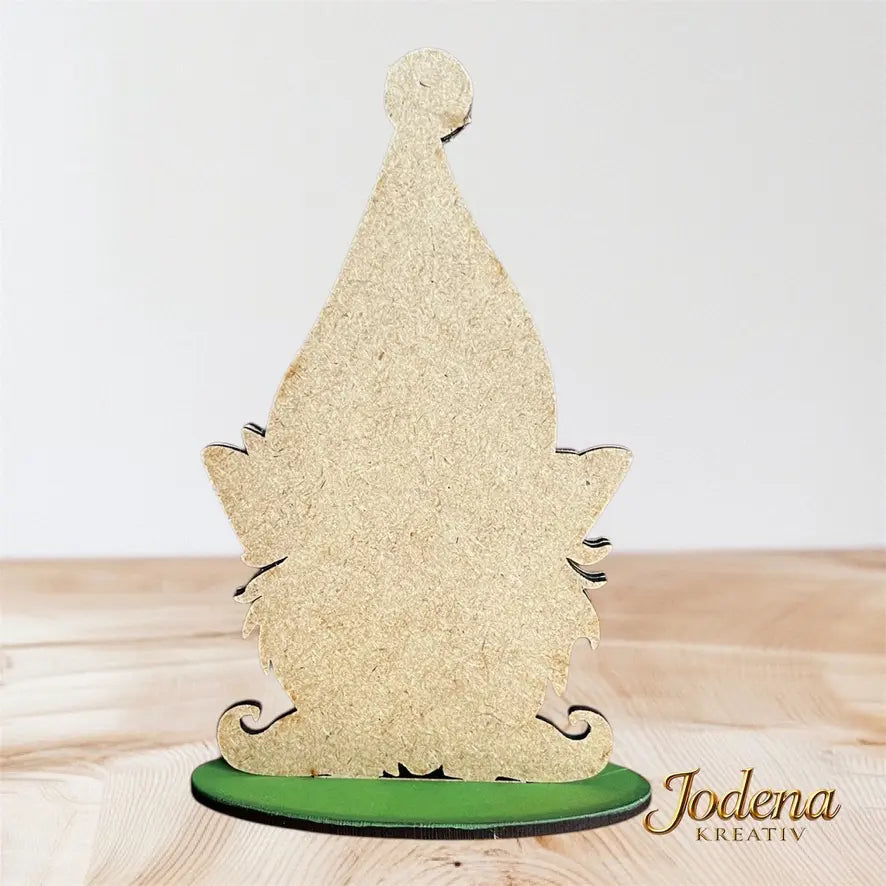 Weihachtswichtel_Geschenk_Elfenmuetze_Rueckseite_auf_Holztisch