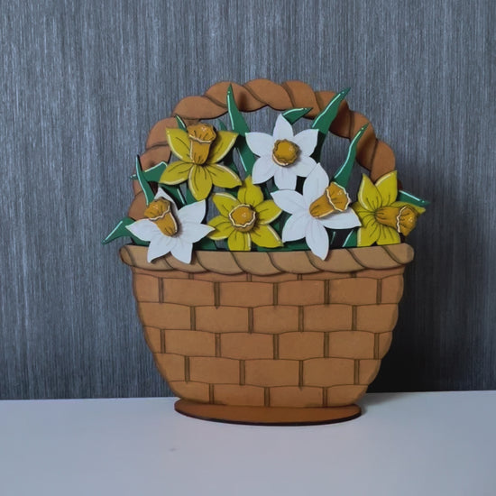 Video für den geflochtenen Dekokorb, Wechsel von Korb-Motiveinsätzen