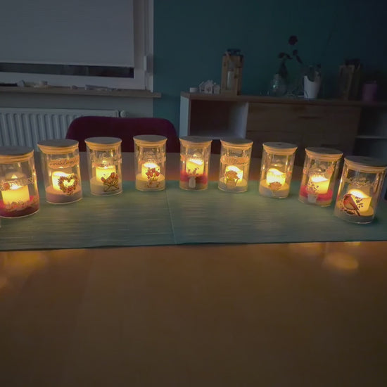 Video beleuchtete Frühlingslichter